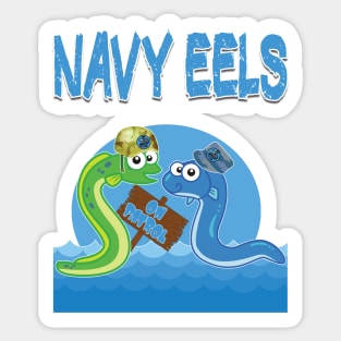 Navy Eels Sticker